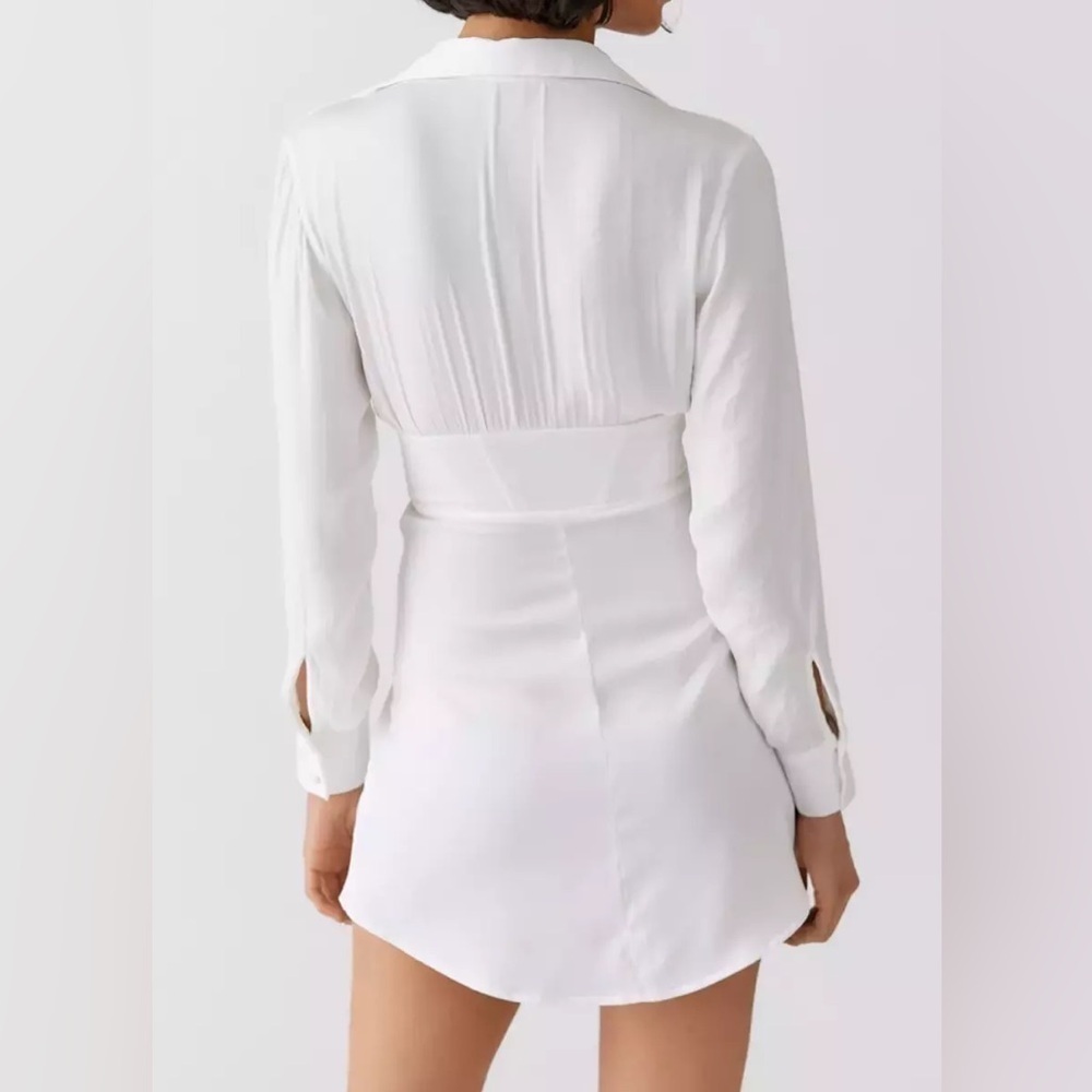 UO Phoebe Long Sleeve Corset Mini Dress - Picture 3 of 16